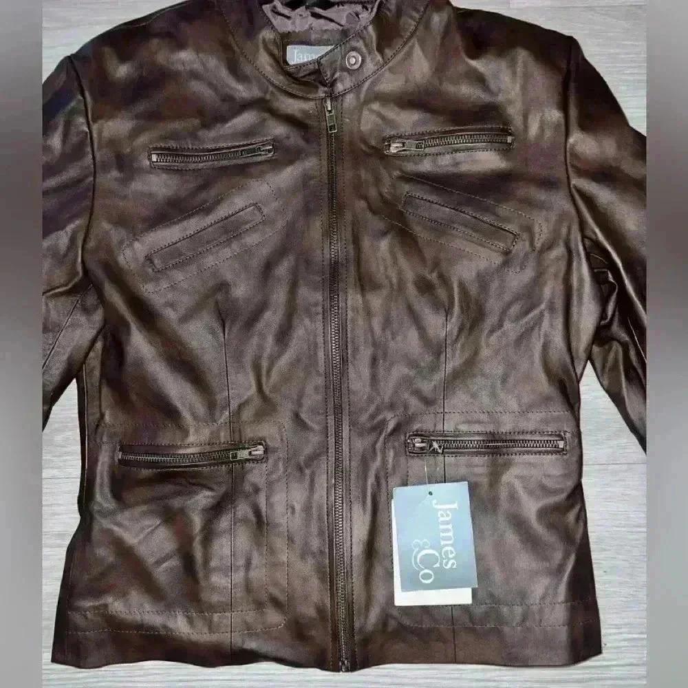 James and Co. faux leather jacket NWT - Picture 3 of 6